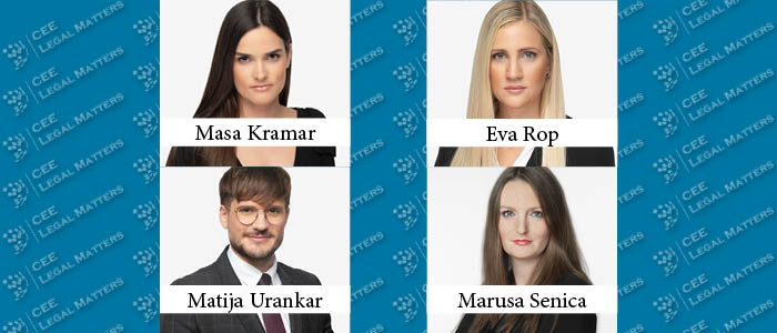 Masa Kramar, Eva Rop, Matija Urankar, and Marusa Senica Make Partner at Senica