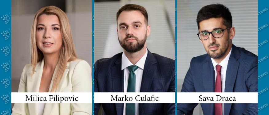 Milica Filipovic, Marko Culafic, and Sava Draca Make Partner at Karanovic & Partners